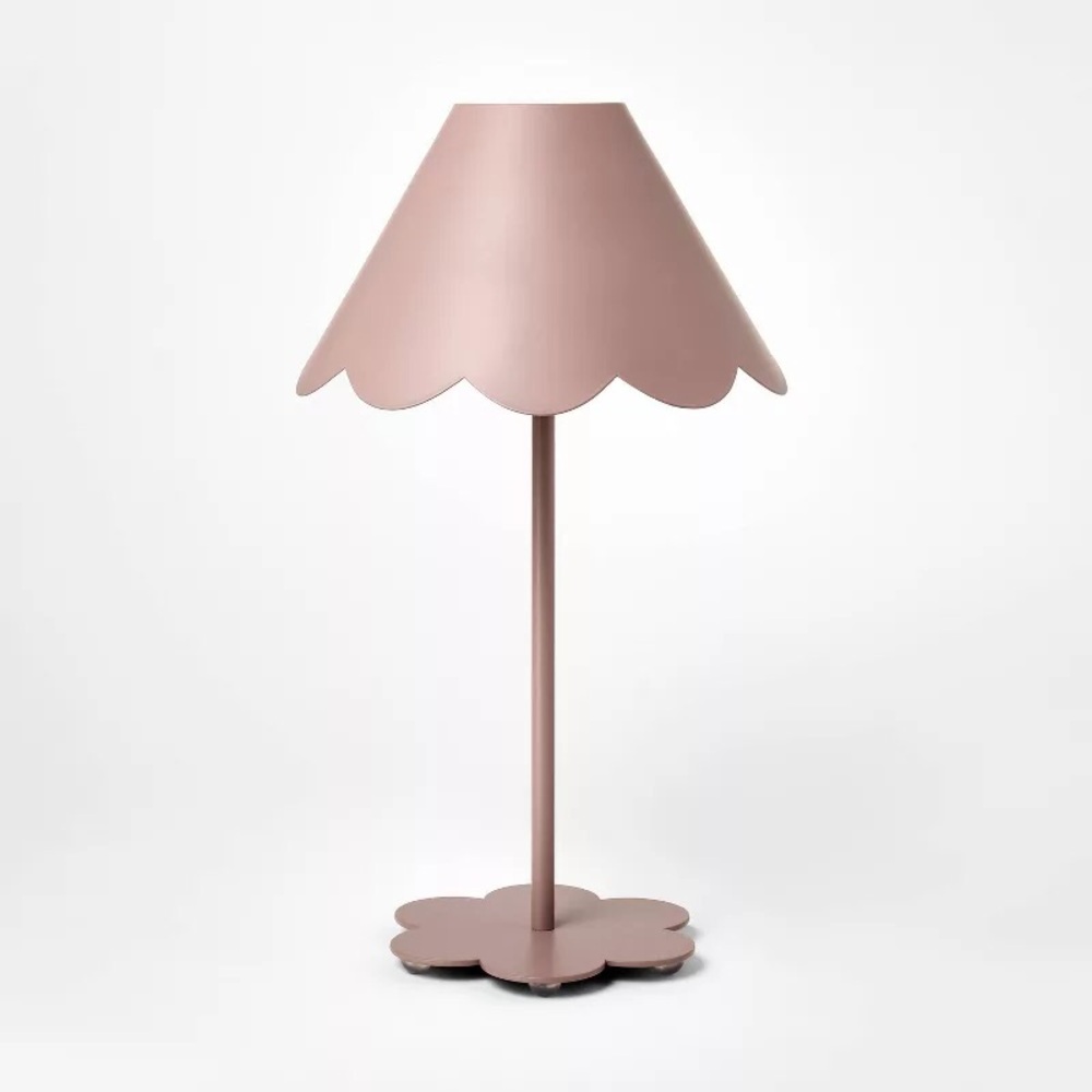 Scallop Shade Metal Table Lamp Purple - Threshold™ designed with Studio McGee